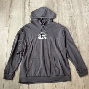 Gray Graphic Hoodie, XL